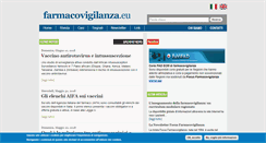 Desktop Screenshot of farmacovigilanza.eu