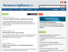 Tablet Screenshot of farmacovigilanza.eu